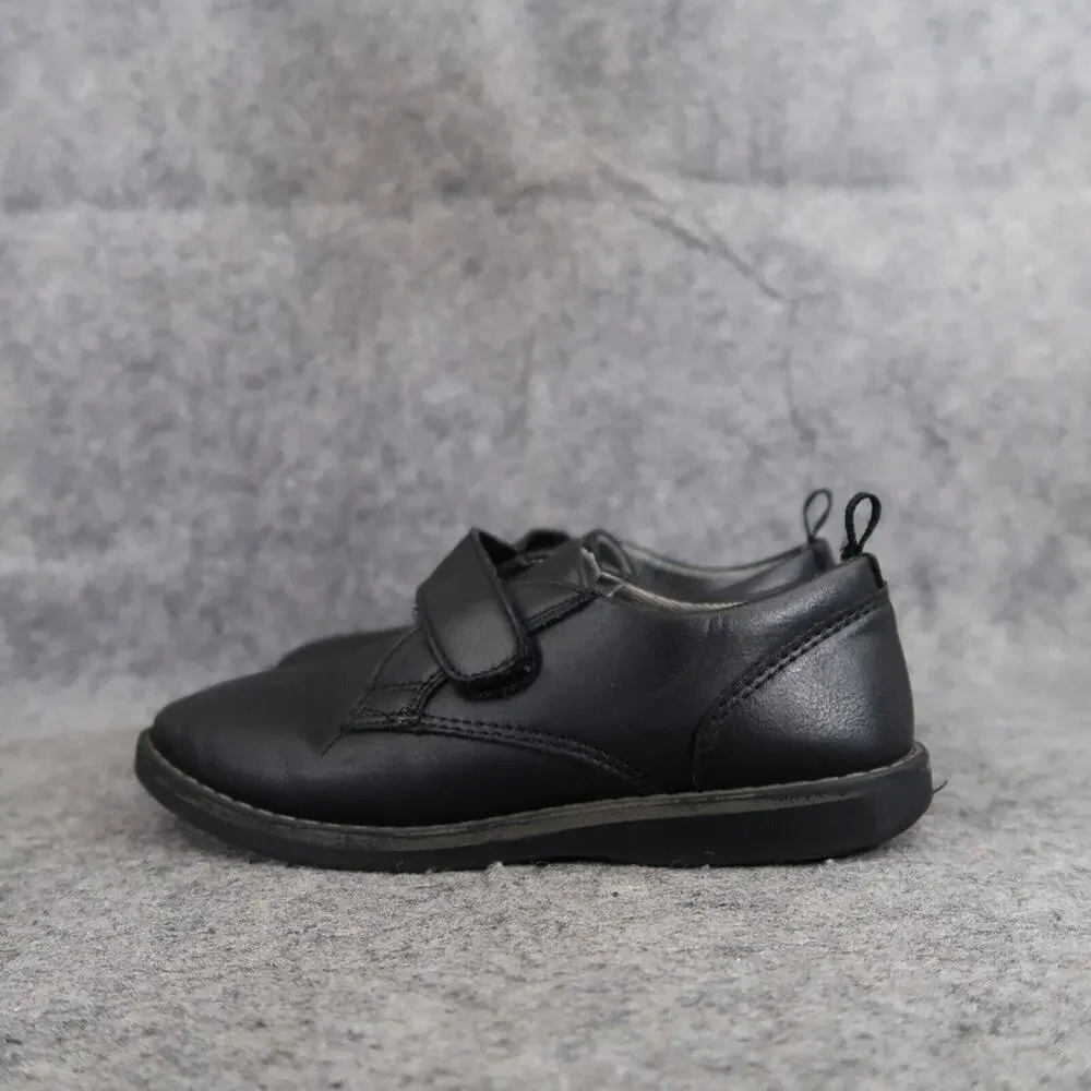 Wonder Nation Shoes Toddler Boys 11 Oxford Classic Black Easy On Strap Formal